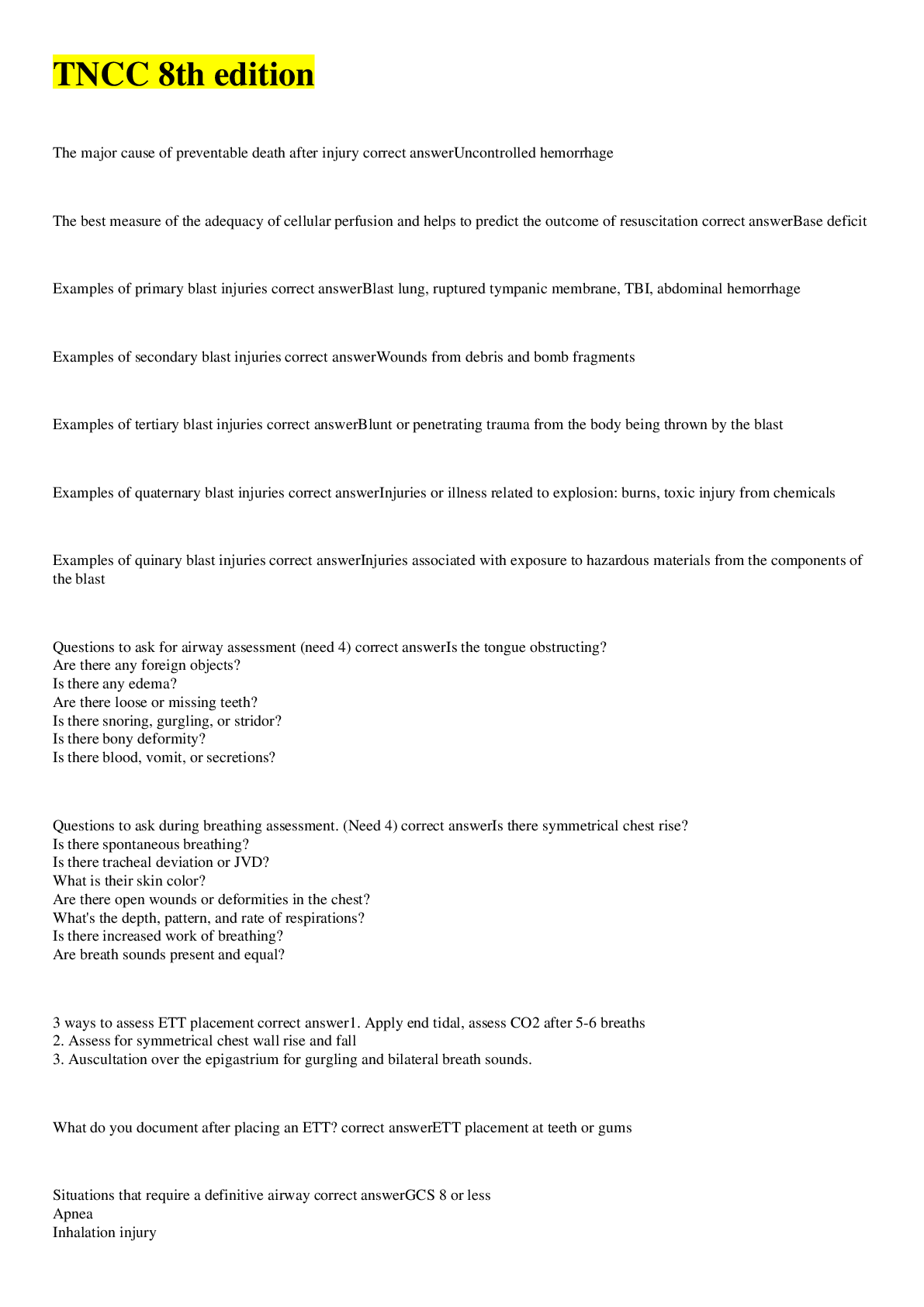 Preview image of TNCC 8th edition 2022/2023 document